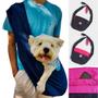 Imagem de Bolsa Sling Pet Jeans Orquídea Rosa Diggy Doggy - Sling para Cachorro - Bolsa Transporte Pet