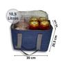 Imagem de Bolsa Térmica 10 Litros Cerveja Camping Piquenique Marmita Refrigerante Com Alça Várias Cores