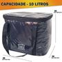 Imagem de Bolsa Térmica 10 Litros Marmita Lanche Frutas Camping Latas Cerveja Refrigerante Agua Praia Parque