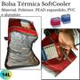 Imagem de Bolsa Térmica 14 Litros Ice Cooler com Alça Praia Camping Bag Fitness