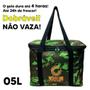 Imagem de Bolsa Térmica 5 Litros Não Vaza Preta ou Camuflada Academia Marmita Bolo