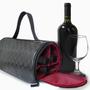 Imagem de Bolsa Térmica com Alça De Mão Organizadora Transporte Bebidas Suporta 6kg Wine Bag Porta 3 Garrafas ou Taças Saca Rolha Abridor Gin Super Luxo Premium