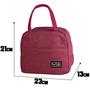 Imagem de Bolsa Térmica Comida Viagem Passeio Média Com Alça E Zíper - Yepp