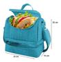 Imagem de Bolsa Térmica Concept Jacki Design Leve Marmita Lanches Cores