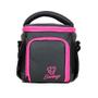 Imagem de Bolsa Térmica Fitness Compacta Preto Rosa Marmita