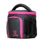 Imagem de Bolsa Térmica Fitness Compacta Preto Rosa Marmita