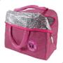 Imagem de Bolsa Térmica Fitness Marmita Viagem Necessaire Rosa