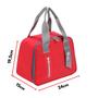 Imagem de Bolsa Térmica Lancheira Forrada Multiuso Fitness Vermelho 24cm