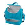 Imagem de Bolsa Térmica Lancheira Necessaire Marmita Lanches Bebidas 2 Compartimentos + Porta Talheres Portátil