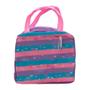 Imagem de Bolsa Termica Listrado Rosa,Roxo e Azul - 22x12x18cm - 1 unidade - Rizzo