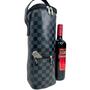 Imagem de Bolsa Térmica Porta Vinho Garrafa de Bebidas Frasqueira Reforçada Premium - PV1 - GRAY