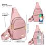 Imagem de Bolsa Tipo Estilingue Aisijimo - Pequena e Casual em Nylon - Para Homens e Mulheres
