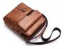 Imagem de Bolsa Tiracolo Masculina De Couro Mão E Ombro Casual