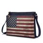 Imagem de Bolsa tiracolo MKF Collection Madeline Printed Flag Vegan Lea