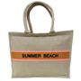 Imagem de Bolsa Tote Feminina Palha Verão Praia Piscina Summer Beach Casual