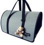 Imagem de Bolsa Transporte Pet Luxo Cães E Gatos Avião Preto rf04-2