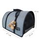 Imagem de Bolsa Transporte Pet Luxo Cães E Gatos Avião Preto rf04-2