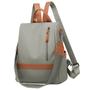 Imagem de Bolsa Transversal Feminina Vira Mochila Colorida De Costas Confortavel 2 em 1 Alça Ajustavel Compacta Basica Luxo Mimo