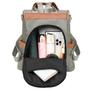 Imagem de Bolsa Transversal Feminina Vira Mochila Colorida De Costas Confortavel 2 em 1 Alça Ajustavel Compacta Basica Luxo Mimo