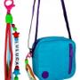 Imagem de Bolsa Transversal Luluca Pequena Original Nylon Mini Bag Azul Semax - LU2735AZ