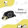 Imagem de Bolsa Transversal Preta Snoopy Friends Feminina Semax