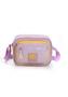 Imagem de Bolsa Transversal Retangular Pequena em Crinkle - Lilás - Luxcel Ref. BE47223UP
