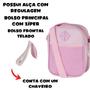 Imagem de Bolsa Transversal Shoulder Bag Rosa Pastel Clio MF3451