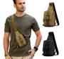 Imagem de Bolsa Transversal Tatica Masculina Peito Shoulderbag