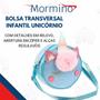 Imagem de Bolsa Transversal Unicórnio Infantil Com Nécessaire Felpudo