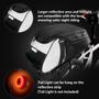 Imagem de Bolsa traseira de bicicleta WOTOW Reflective 8L com capa de chuva preta
