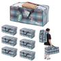 Imagem de Bolsas móveis WORKPRO, pacote com 6, extra grandes, com zíperes e alças