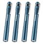 Imagem de Bolso LED de alumínio Pen Light WORKPRO com clipe azul, pacote com 4