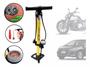 Imagem de Bomba Ar Manual Para Encher Pneus Carro Moto Bike Chevrolet Cor Amarela/pretaChevrolet