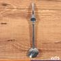 Imagem de Bomba Chimarrão Com Rosca Aço Inox 23cm Pedra Decorativa