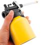 Imagem de Bomba de Óleo Almotolia de Aço Bico Rígido 200ml Lubrificação Profissional