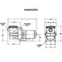 Imagem de Bomba Jacuzzi Com Pré-filtro 25a-m 1/4 Cv - 110/220 V Mono