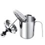 Imagem de Bomba manual Milk Frother Wokex de aço inoxidável 400mL