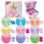 Imagem de Bombas de Banho Unicórnio Transparente - Brinquedo para Meninas (x9)