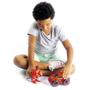 Imagem de Bombeiro Work Force Com Carro Resgate 470 - Bs Toys