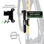 Imagem de Bombinha De Encher Pneu Bike + Kit Remendo Bike Reparo Pneu Bicicleta