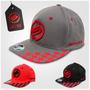 Imagem de Boné Aba Curva Aba Reta Trucker Snapback Strapback Preto Vermelho Chumbo Shutt Unissex