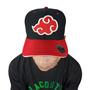 Imagem de Boné Akatsuki Naruto Snapback Geek Bombeta Aba Curva