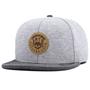 Imagem de Boné Anth co Ollie Mescla Chumbo Aba Reta Aberto Com Ajuste Snapback