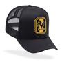 Imagem de Boné Country Preto Masculino Feminino Sharecropper Basico Galo Modelo Telinha Trucker