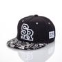 Imagem de Boné de Beisebol Ajustável Unisex Snapback com Letras Bordadas