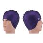 Imagem de Boné de natação The Friendly Long Hair Purple Wokex Silicone