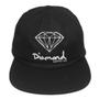 Imagem de Boné Diamond Aba Curva OG Sign Unstructured Snapback Preto