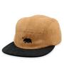 Imagem de Boné Five Panel Aba Reta Em Camurça Urso Snapback