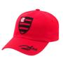 Imagem de Boné flamengo oficial zico ajustável aba curva strapback nf