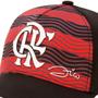 Imagem de Boné Flamengo SuperCap Zico Aba Curva Listrado Oficial